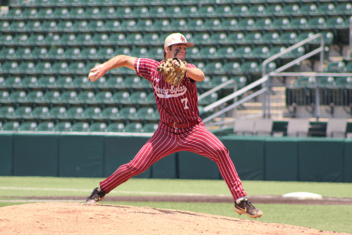 Texarkana Liberty-Eylau Canyon Randall 4A UIL state semifinals Texas baseball playoffs 060723 Andrew McCulloch 431